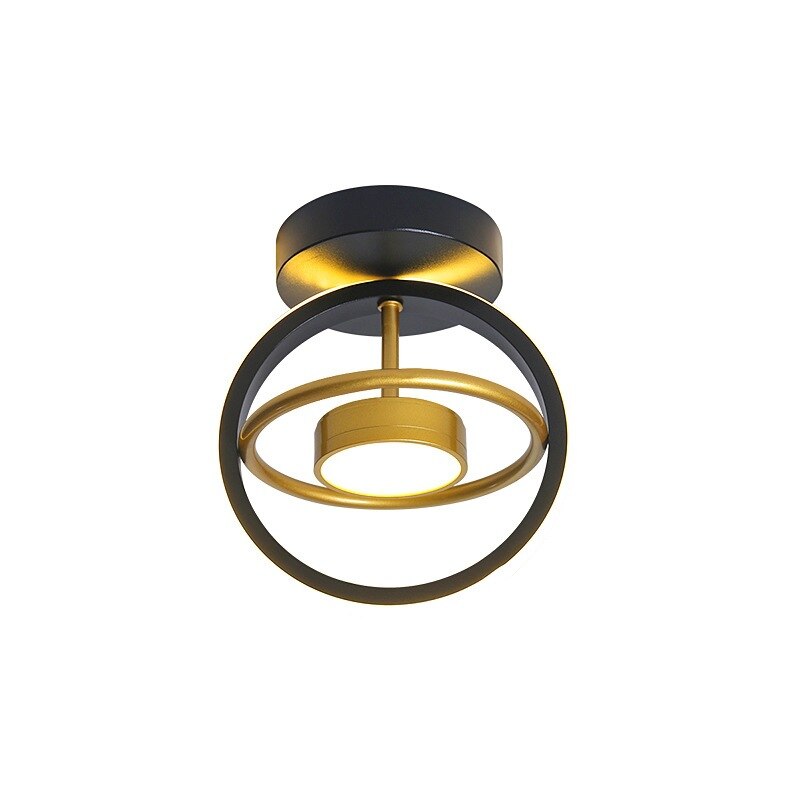 Plafonnier LED Moderne Doré Style Nordique Intérieur