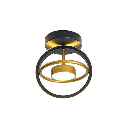 Plafonnier LED Moderne Doré Style Nordique Intérieur