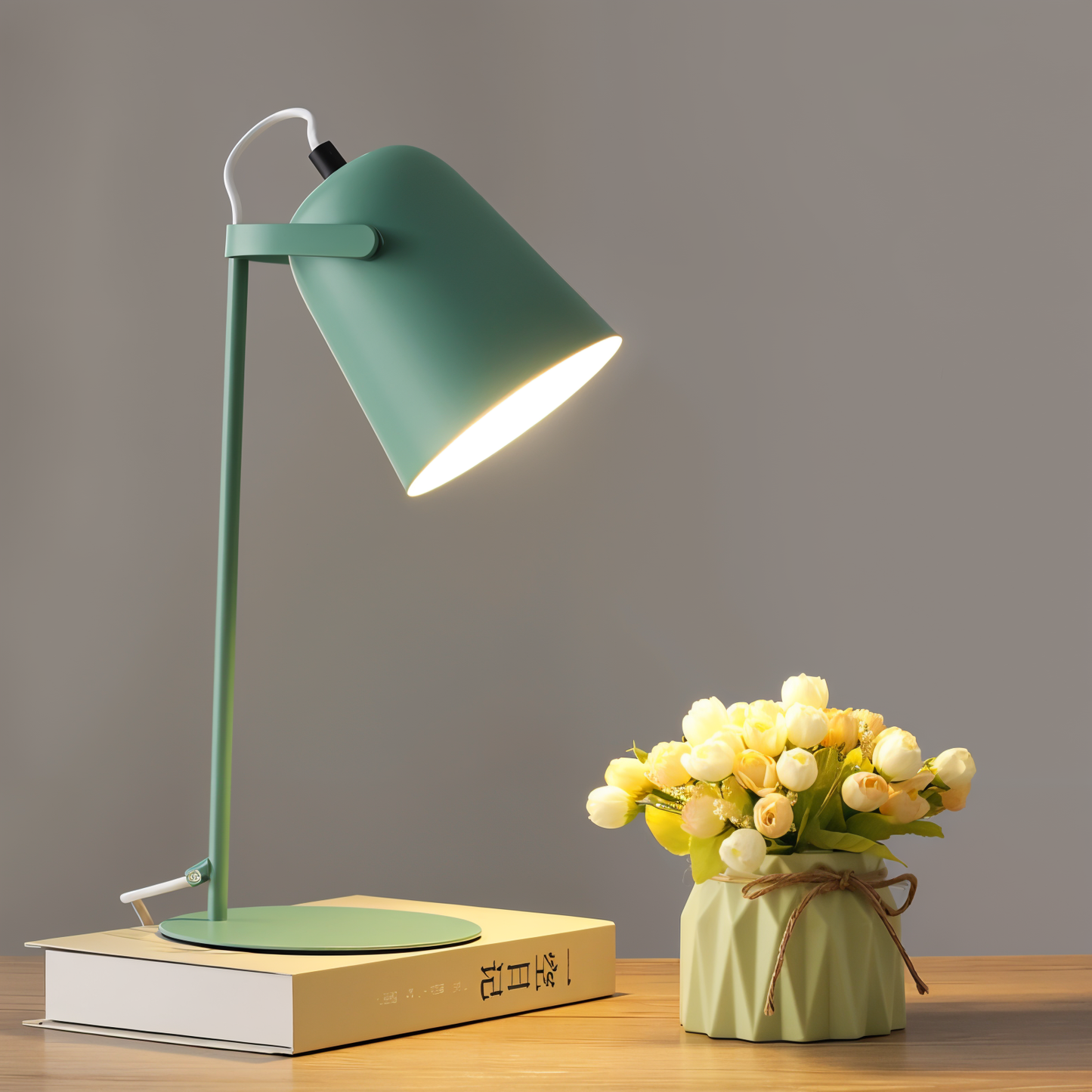 Lampe de Bureau Macaron | Lampe Nordic Ajustable | Éclairage Moderne et Fonctionnel