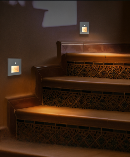 LumiStep – Applique Murale Encastrée avec Détecteur de Mouvement pour Escaliers