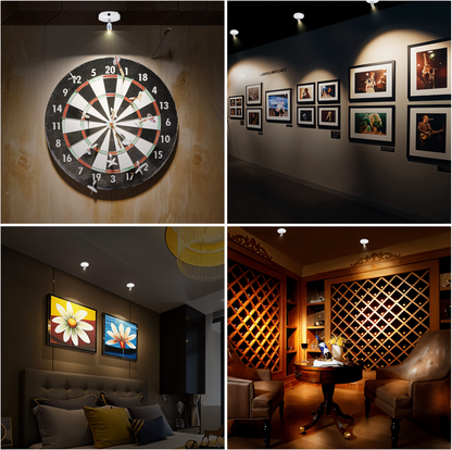 VividBeam | Mini Spot LED Dimmable - Éclairage d'Accent Sans Fil pour Maison & Bureau