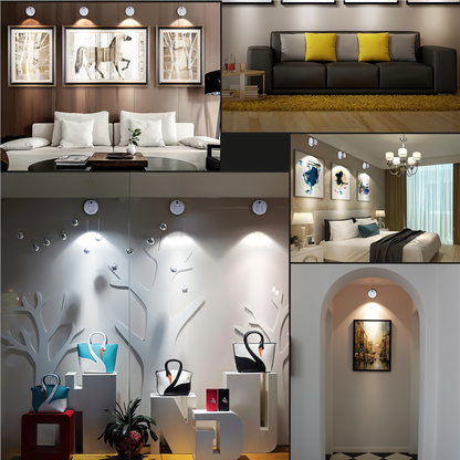 VividBeam | Mini Spot LED Dimmable - Éclairage d'Accent Sans Fil pour Maison & Bureau