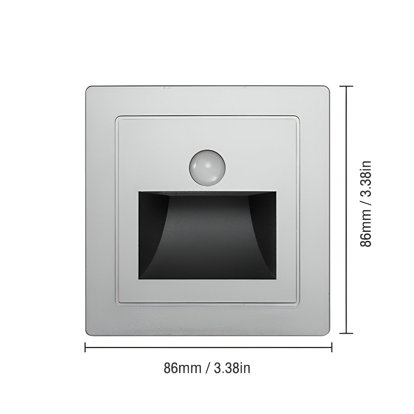 LumiStep – Applique Murale Encastrée avec Détecteur de Mouvement pour Escaliers