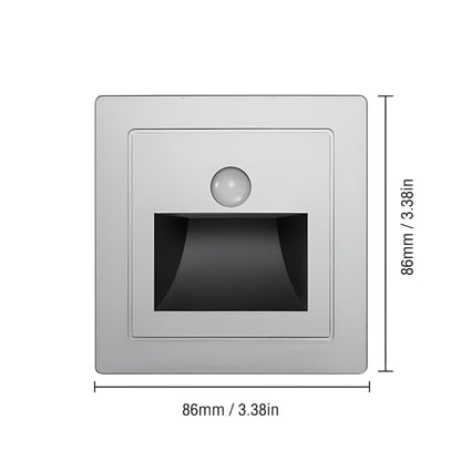 LumiStep – Applique Murale Encastrée avec Détecteur de Mouvement pour Escaliers
