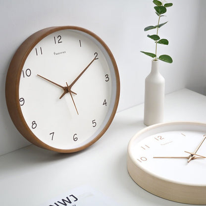 Horloge Murale Silencieuse, Design Minimaliste