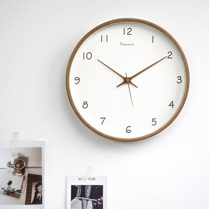 Horloge Murale Silencieuse, Design Minimaliste