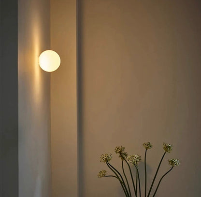 Applique Murale LED Verre Mat, Ø12–20cm, 2700–4000K