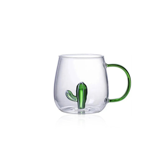 Mug en Verre Borosilicate avec Motif Animal 3D – Élégance et Fantaisie au Quotidien
