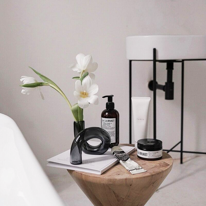 Vase Hydroponique et Porte-Bougie – Design Artistique en Verre