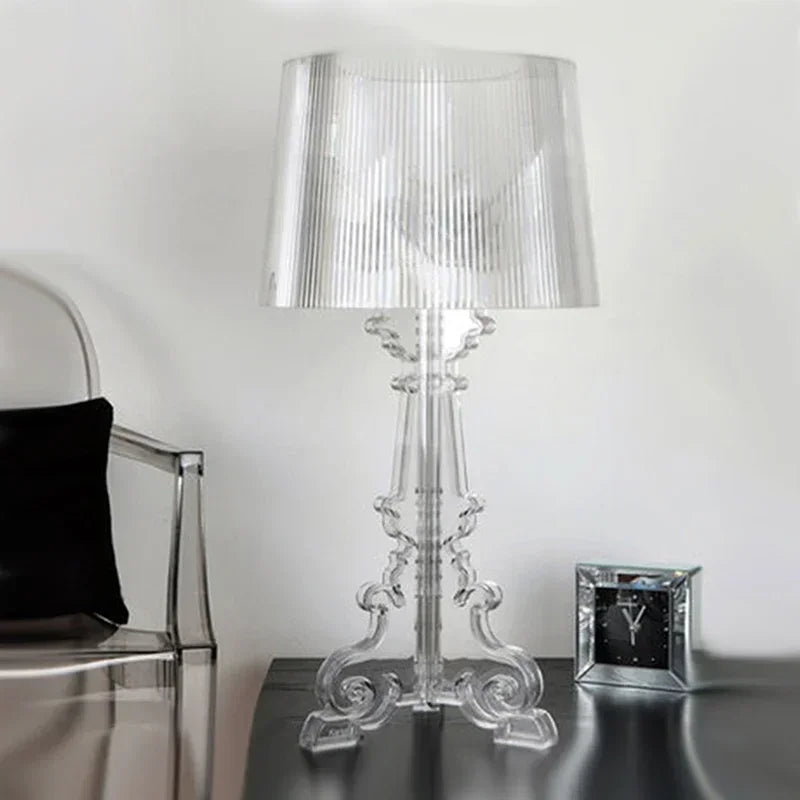 ShineLux – Lampe de Table en Design Classique Noir Métal