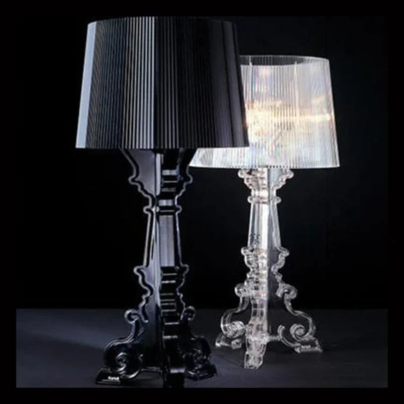 ShineLux – Lampe de Table en Design Classique Noir Métal