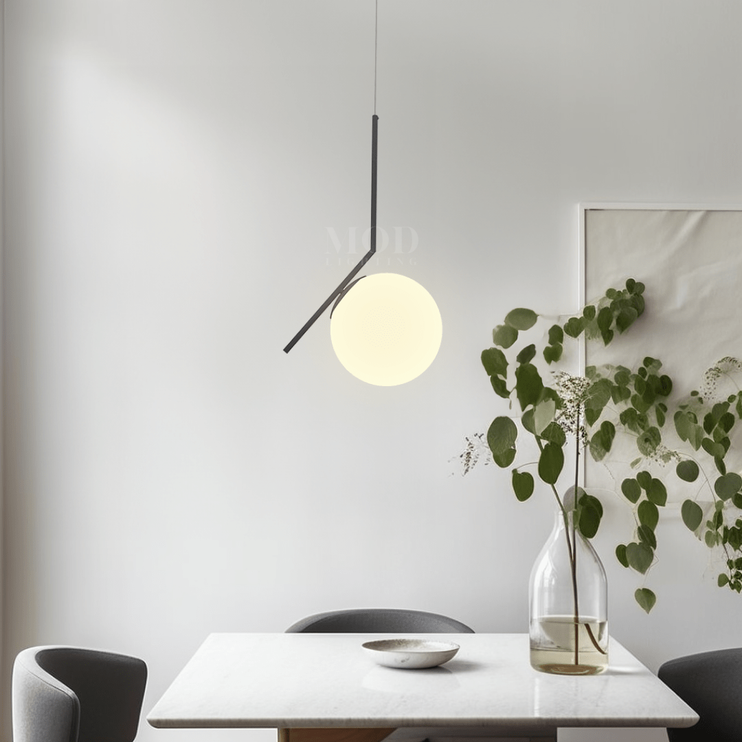 Suspension Nordique LED Design Fer Doré Verre IP20