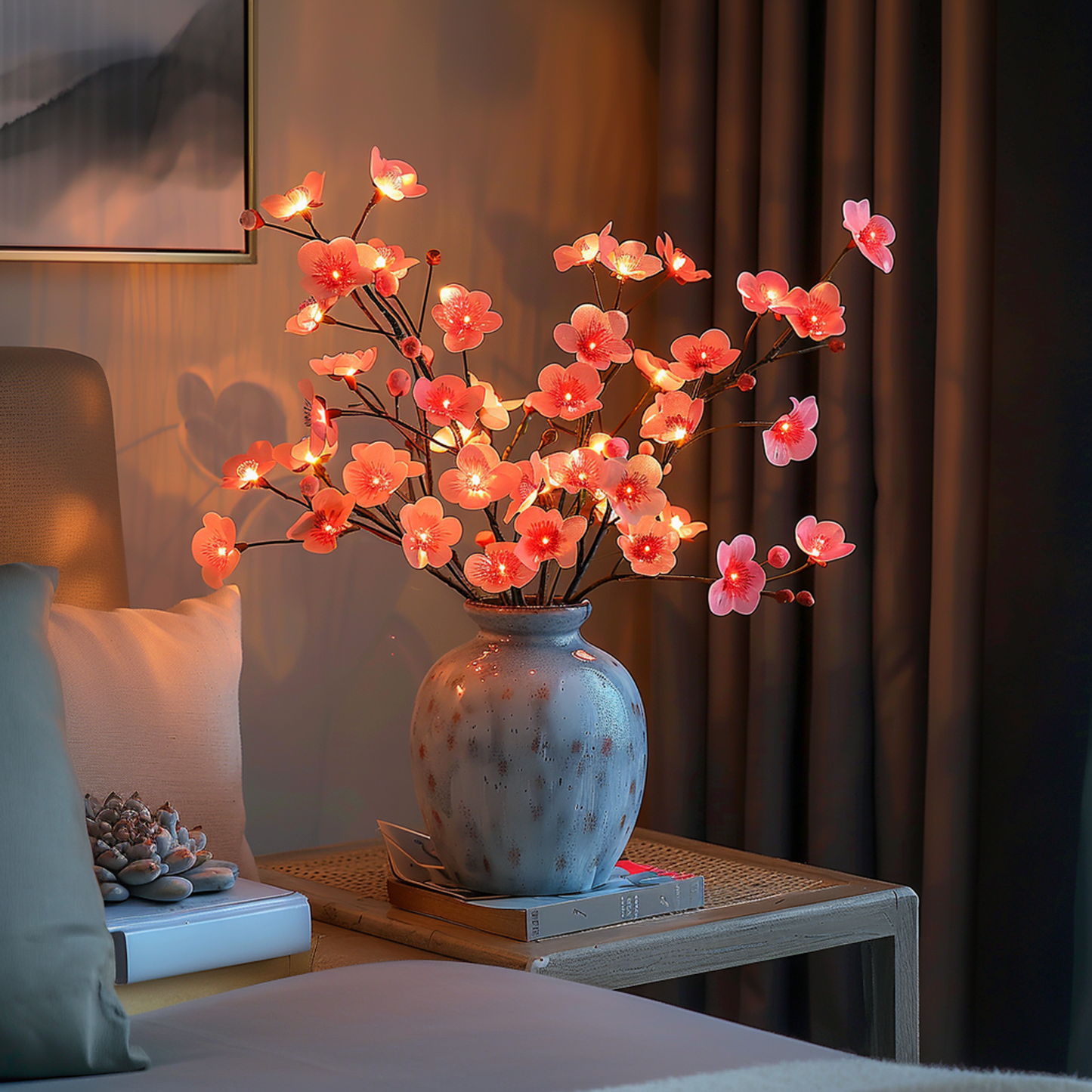 Alina | Lampe Lumière Branche d'Olivier | Éclairage Naturel et Élégant