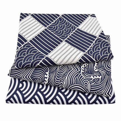 Nappe Rectangulaire en Lin – Élégance Japonaise pour une Table Raffinée