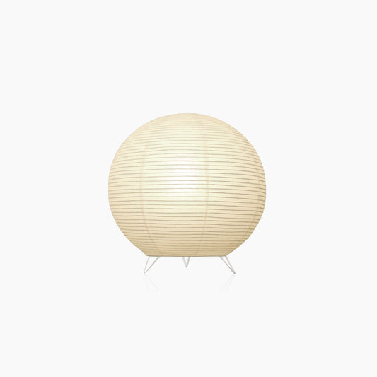 Lampe Japonaise Sphérique en Papier de Riz – Élégance Wabi-Sabi Intemporelle