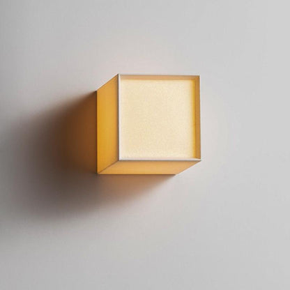 Applique Murale Carrée Style Japonais – Élégance Minimaliste et Lumière Apaisante
