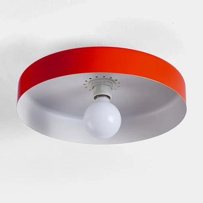 Plafonnier LED Semi-Encastré, Cercle Design, Ø35cm, Style Mid-Century