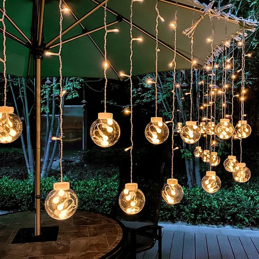 Guirlande LED Étanche Extérieure – Ambiance Féérique pour Jardin, Balcon ou Terrasse