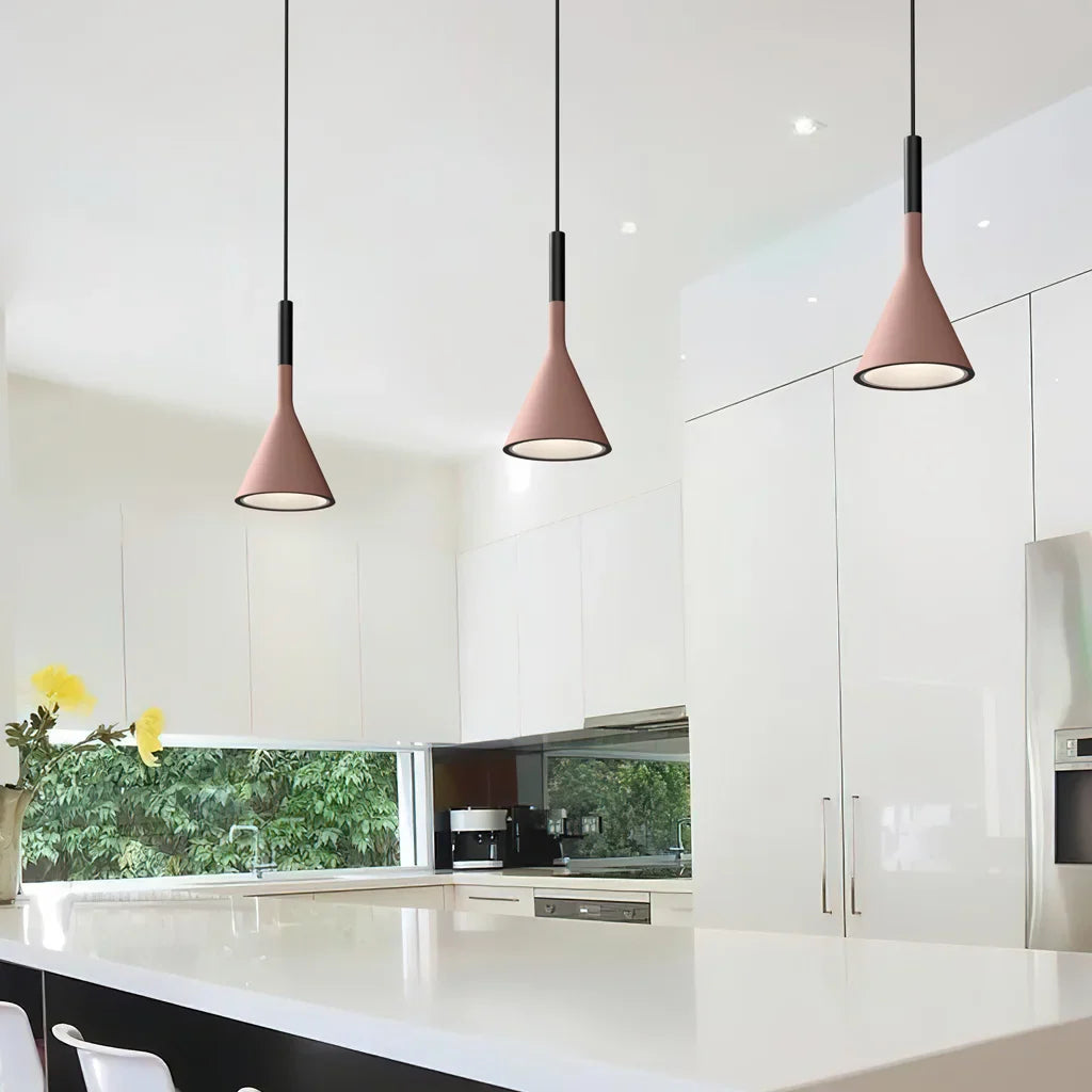 Suspension Laval – Élégance Industrielle en Ciment pour un Intérieur Tendance