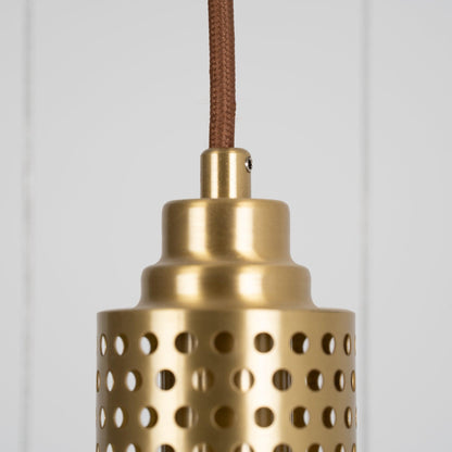 Suspension Globe Cristal – Laiton Doré Moderne