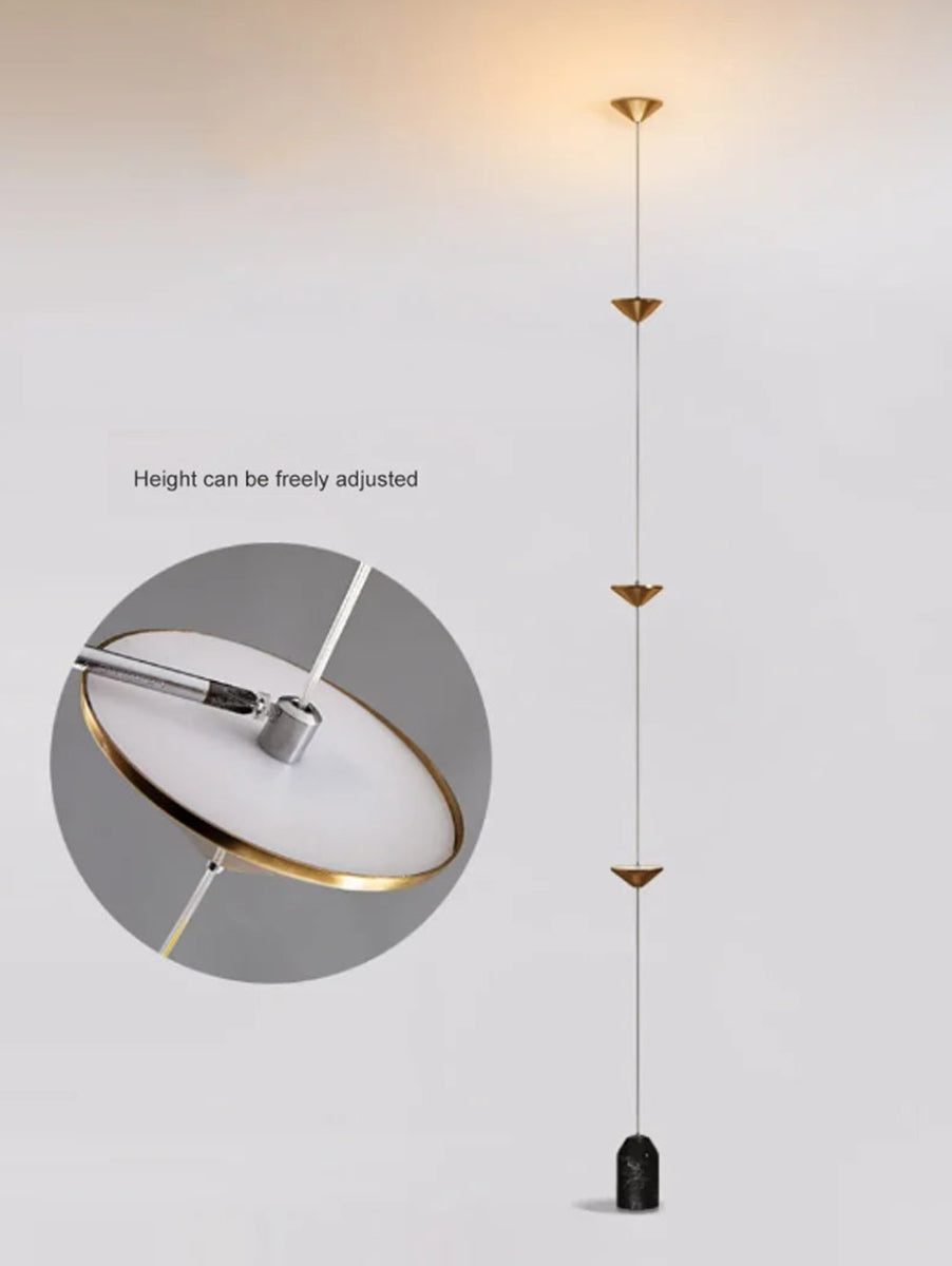 Lampe Suspendue Linéaire Sol-Plafond – Éclairage Moderne Élégant et Minimaliste