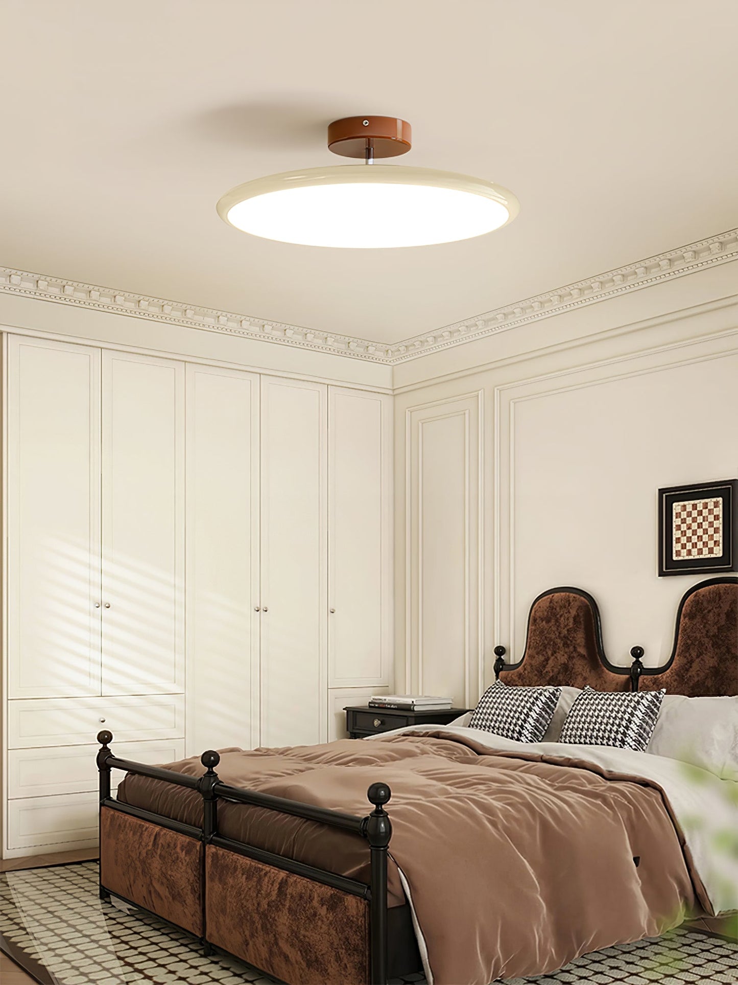 Plafonnier LED Réglable Métal Rond Intérieur