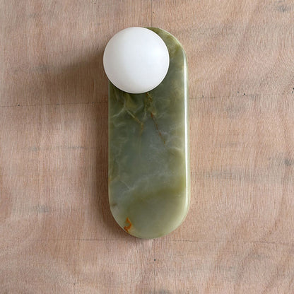 Applique Murale Jade Lucie – Pierre & Verre Élégants