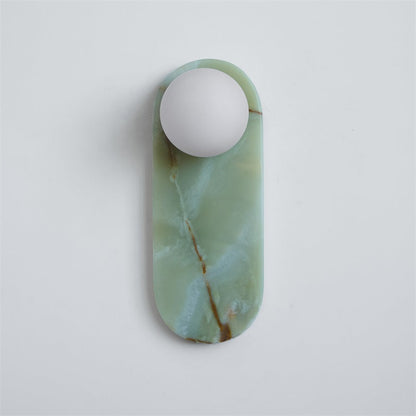 Applique Murale Jade Lucie – Pierre & Verre Élégants