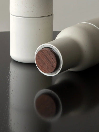 Moulin à Épices en Forme de Bouteille – Set de 2 pour Sel et Poivre avec Mécanisme Céramique