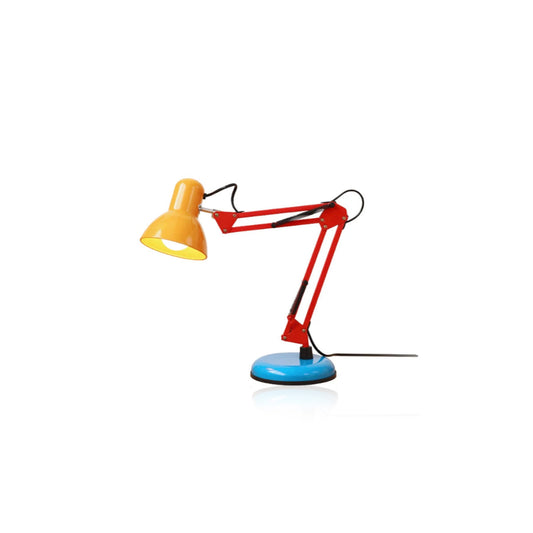 Lampe de Table Industrielle Rétro Style Memphis – Couleurs Vives et Charme Vintage