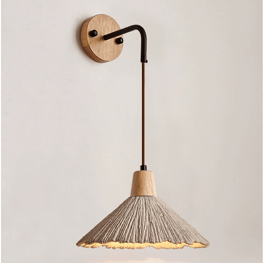Applique Murale Bois Massif, Style Vintage
