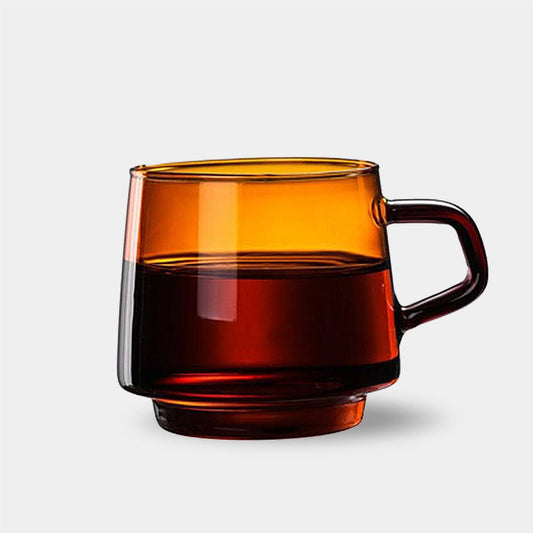 Mug Rétro Moderne en Verre Borosilicate 300ml