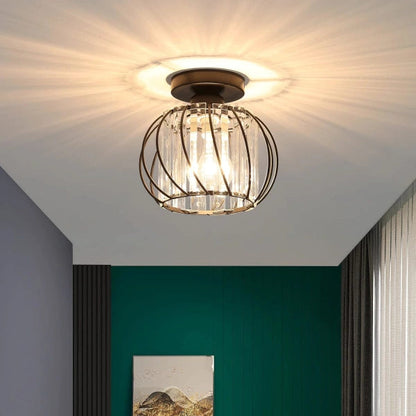 Éclairage Plafond Nordic Luxe | Lampe en Verre pour Couloir