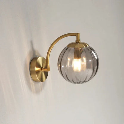 LumiVerre – Applique Murale LED en Verre, Design Élégant pour Salon et Couloir