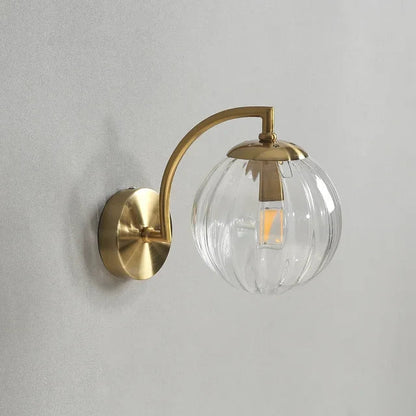 LumiVerre – Applique Murale LED en Verre, Design Élégant pour Salon et Couloir