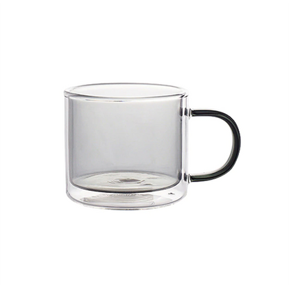 Mug Double Paroi en Verre Borosilicate 250ml