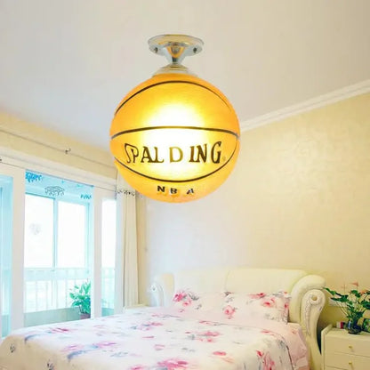 Plafonnier LED Enfant Ballon de Football, Chambre Sport