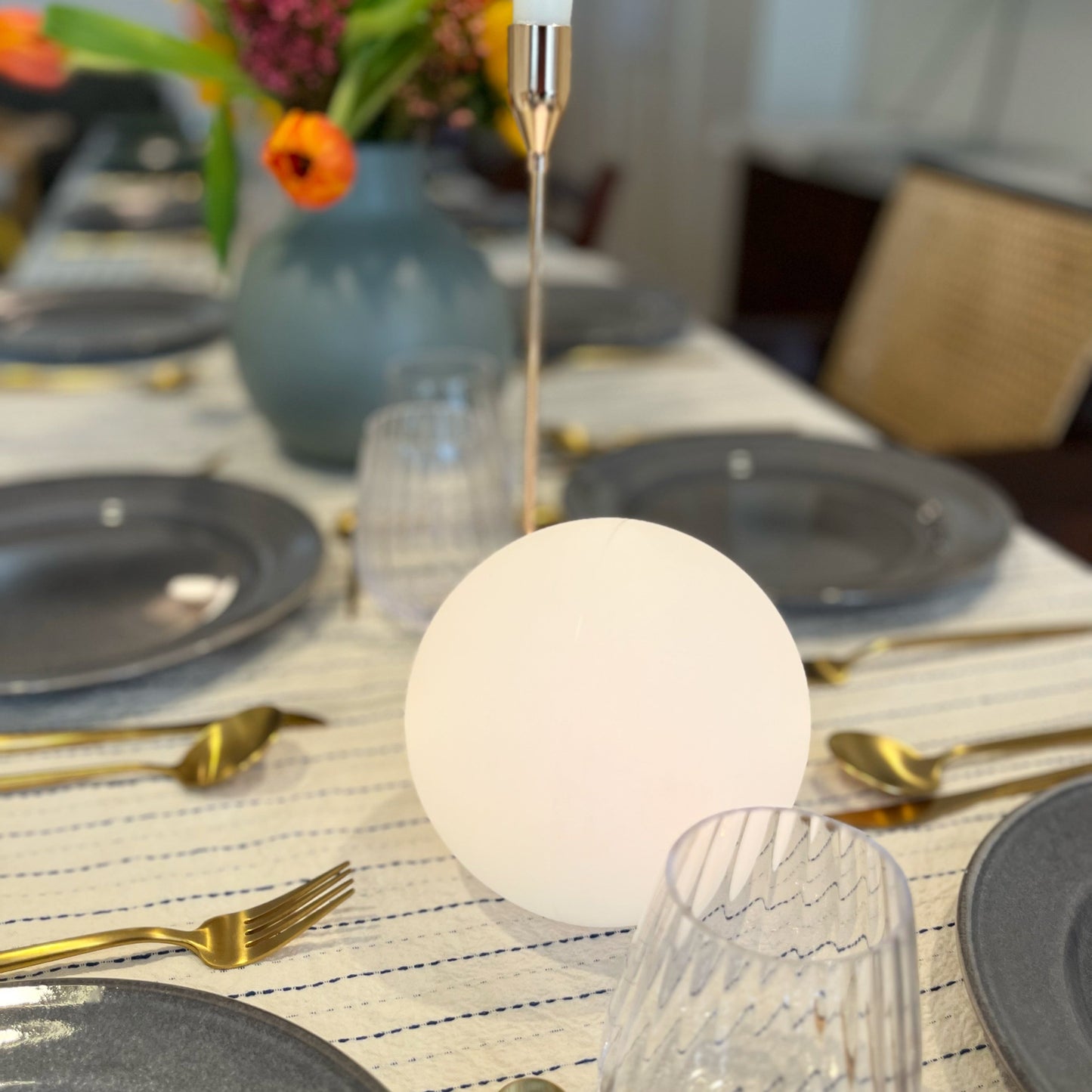 Moon Lampe de Table LED Sans Fil avec Batteries Rechargeables