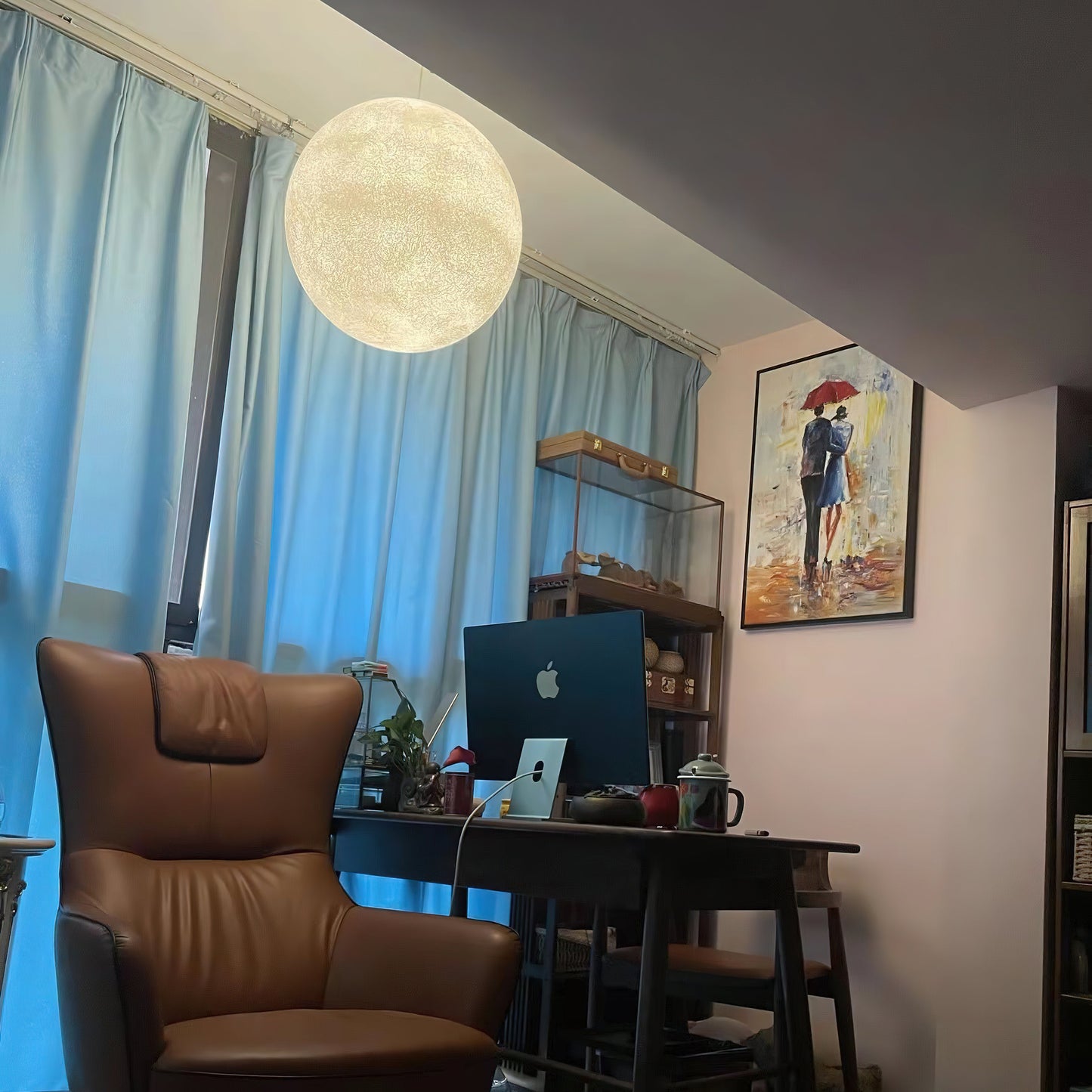 Lampe Suspendue Lune – Éclairez vos Nuits avec Poésie et Élégance