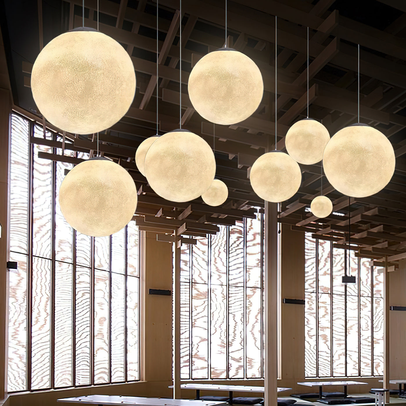 Lampe Suspendue Lune – Éclairez vos Nuits avec Poésie et Élégance