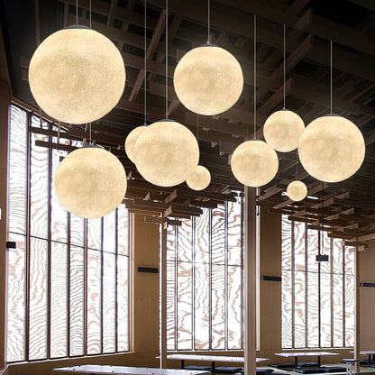 Lampe Suspendue Lune – Éclairez vos Nuits avec Poésie et Élégance