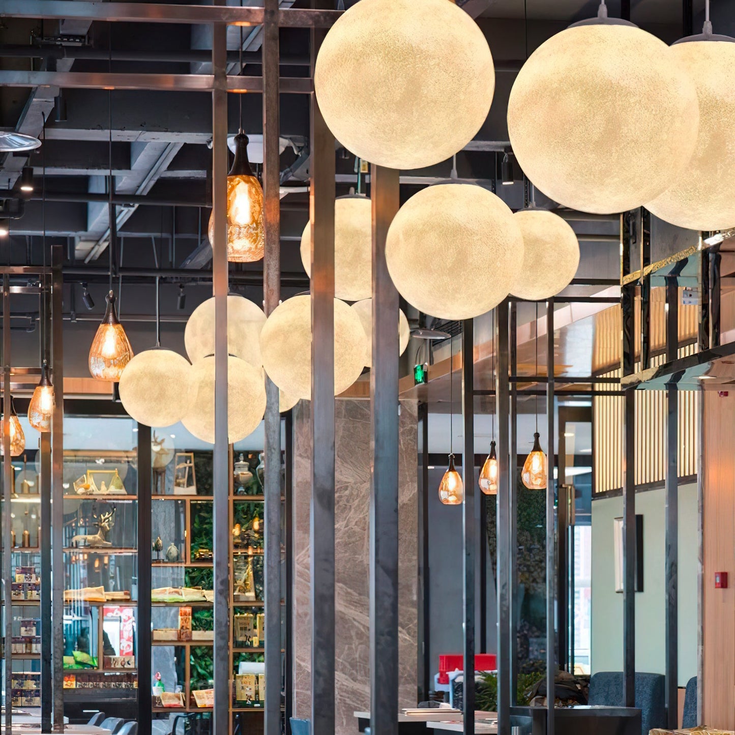 Lampe Suspendue Lune – Éclairez vos Nuits avec Poésie et Élégance