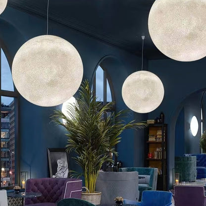 Lampe Suspendue Lune – Éclairez vos Nuits avec Poésie et Élégance