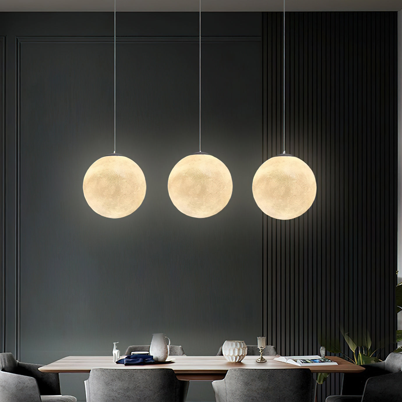 Lampe Suspendue Lune – Éclairez vos Nuits avec Poésie et Élégance
