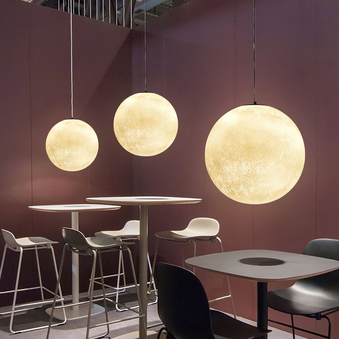 Lampe Suspendue Lune – Éclairez vos Nuits avec Poésie et Élégance