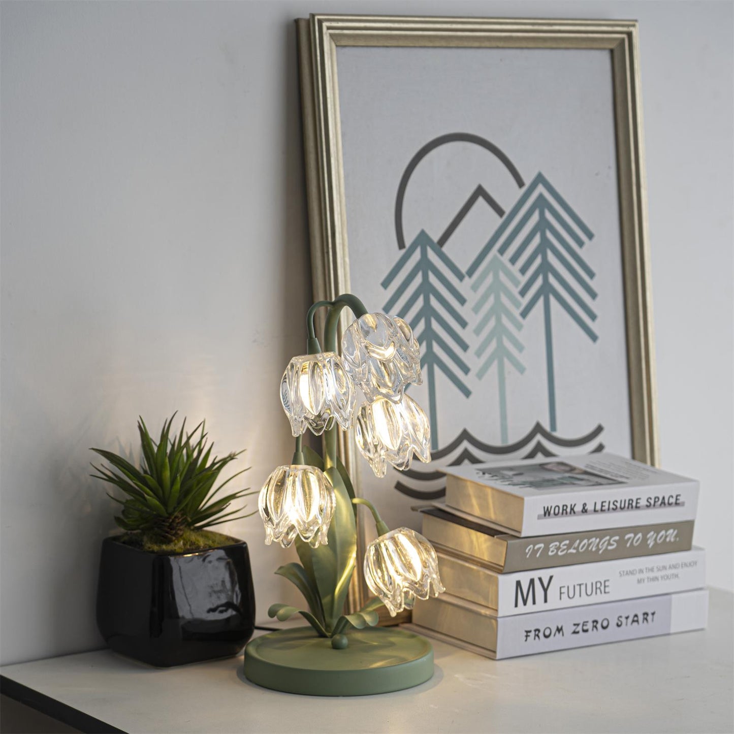 Lampe de Table Niya Verte | Éclairage Élégant et Moderne