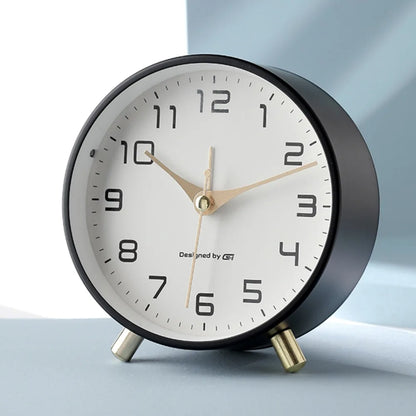 Horloge de Table Silencieuse au Style Scandinave Moderne