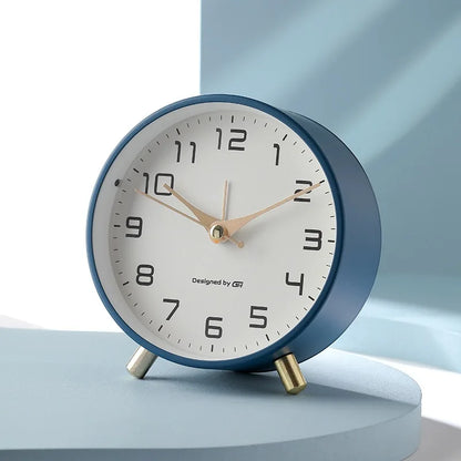 Horloge de Table Silencieuse au Style Scandinave Moderne