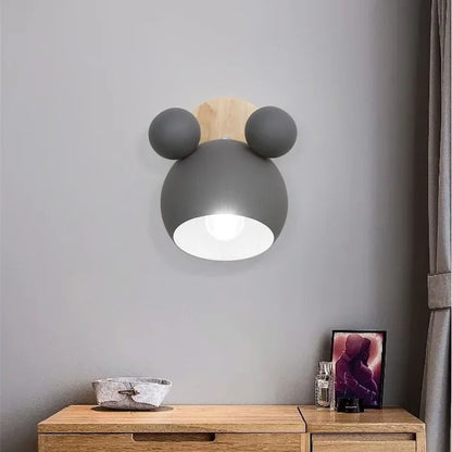 Applique murale enfant MickeyGlo - Lampe murale décorative en aluminium