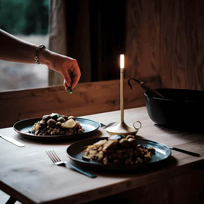 Portable Candle Lantern | Lanterne à Bougie Portable – Éclairage d'Ambiance Sans Fil